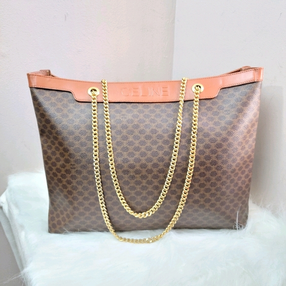 Celine Handbags - 100% Authentic Vintage celine large tote bag